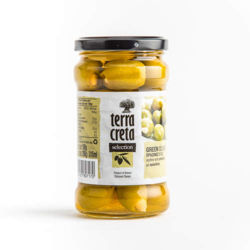 Terra Creta gruene Oliven mit Mandeln gefüllt 160g kaufen